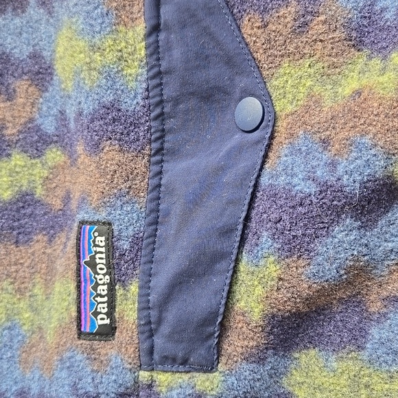 Patagonia Synchilla Pullover Snap Fleece Men’s XXL Climbing Trees Print - Picture 3 of 12